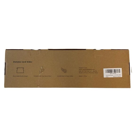 DELAMU Cord Hider / Cord Cover Raceway in White (CC01) New in Box - Picture 3 of 3
